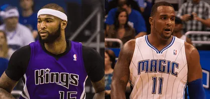 Demarcus Cousins and Glen Davis